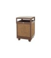 Rubbermaid UR R48HT201PL OBS: Aspen Series - Ash/Trash Steel 48G-Brn/Stone Panel