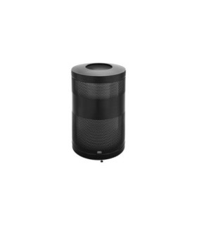Rubbermaid UR S55ETBKPL Classics - Open Top 51G w/Levelers - Black - S55ETBKPL -  - [unit price]