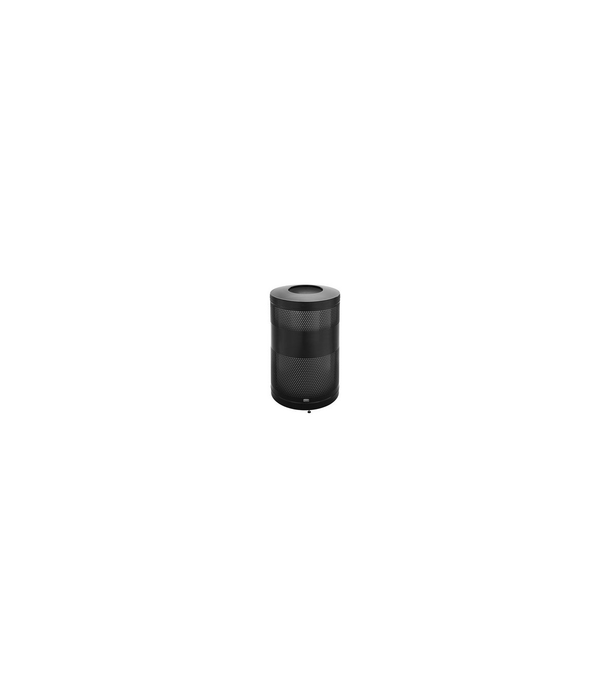 Rubbermaid UR S55ETBKPL Classics - Open Top 51G w/Levelers - Black - S55ETBKPL -  - [unit price]