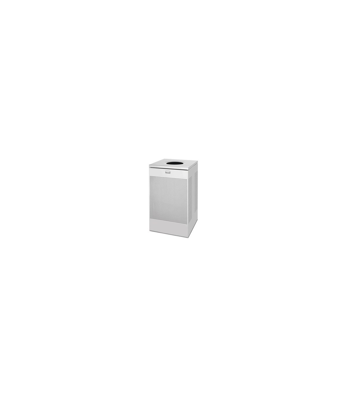 Rubbermaid UR SC18SSPL Silhouettes - Large Square Open Top 20G - SST - SC18SSPL -  - [unit price]
