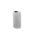 Rubbermaid UR SH12EPLSM Silhouettes - Half Round Open Top 12G Perfor -Siver - SH12EPLSM -  - [unit price]