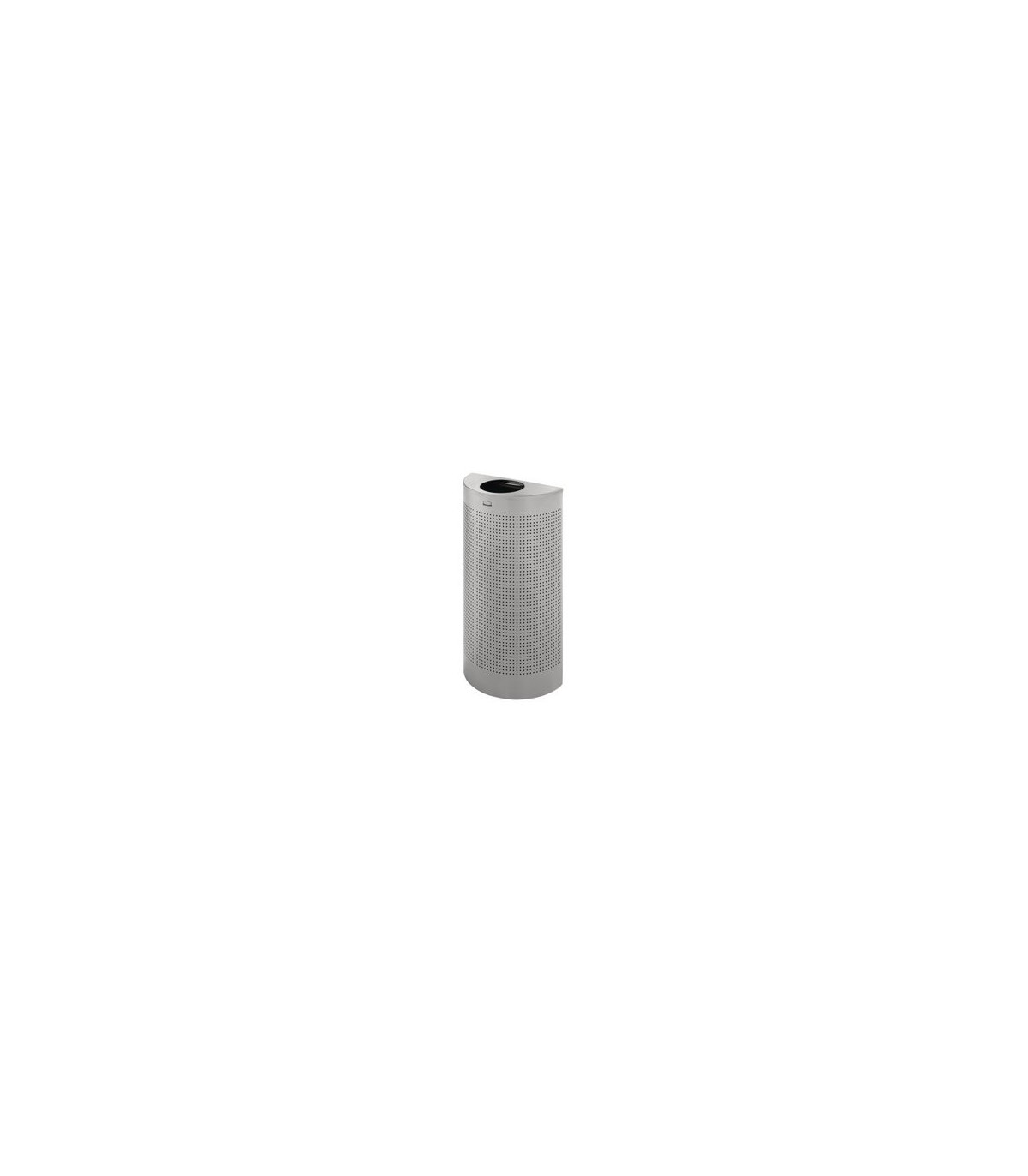 Rubbermaid UR SH12SSPL Silhouettes - Half Round Open Top 12G Perfor - SST - SH12SSPL -  - [unit price]