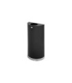 Rubbermaid UR SO1220PLBK Silhouettes - Half Round Open Top 12G Non-Perfr -Black