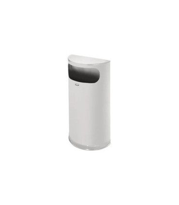 Rubbermaid UR SO8SSSPL Half Round - Flat Top Side Open Recep 9G - SST - SO8SSSPL -  - [unit price]