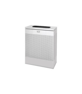 Rubbermaid UR SR18SSPL Silhouettes - Large Retangular Waste 22.5G - SST - SR18SSPL -  - [unit price]