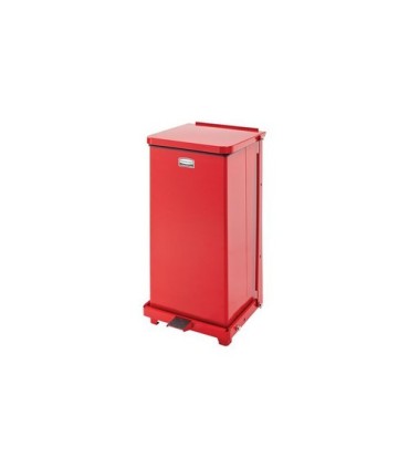 Rubbermaid UR ST12EPLRD Defender Series - Step On Can 6.5G - Red - ST12EPLRD -  - [unit price]