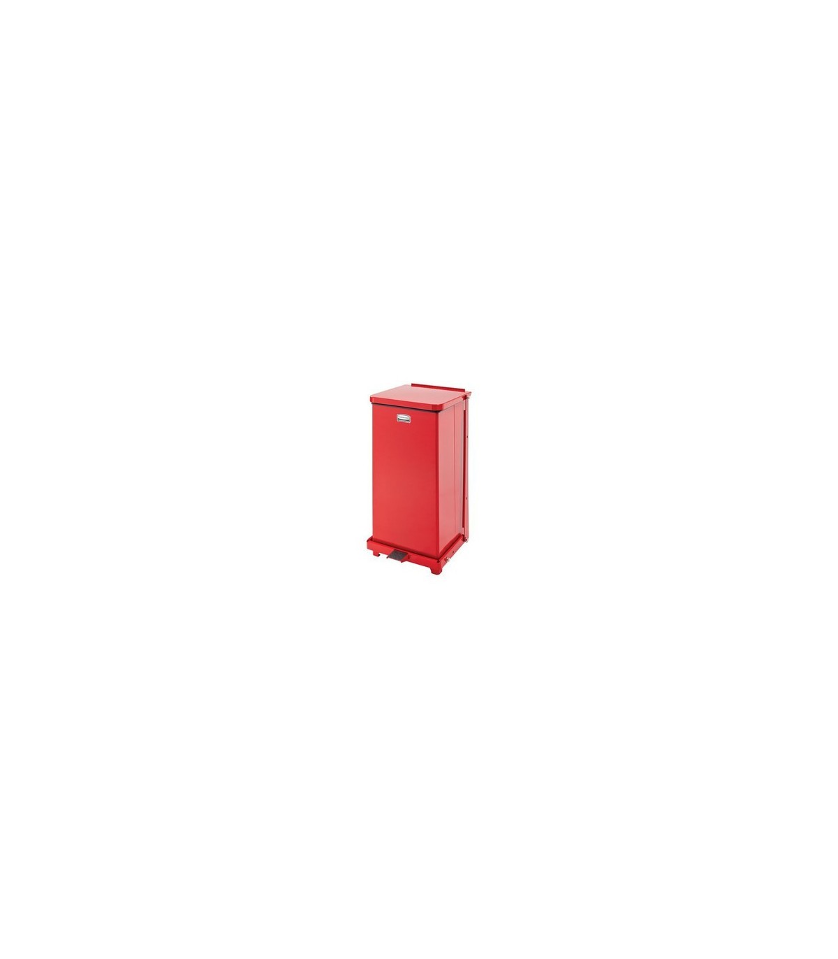 Rubbermaid UR ST12EPLRD Defender Series - Step On Can 6.5G - Red - ST12EPLRD -  - [unit price]