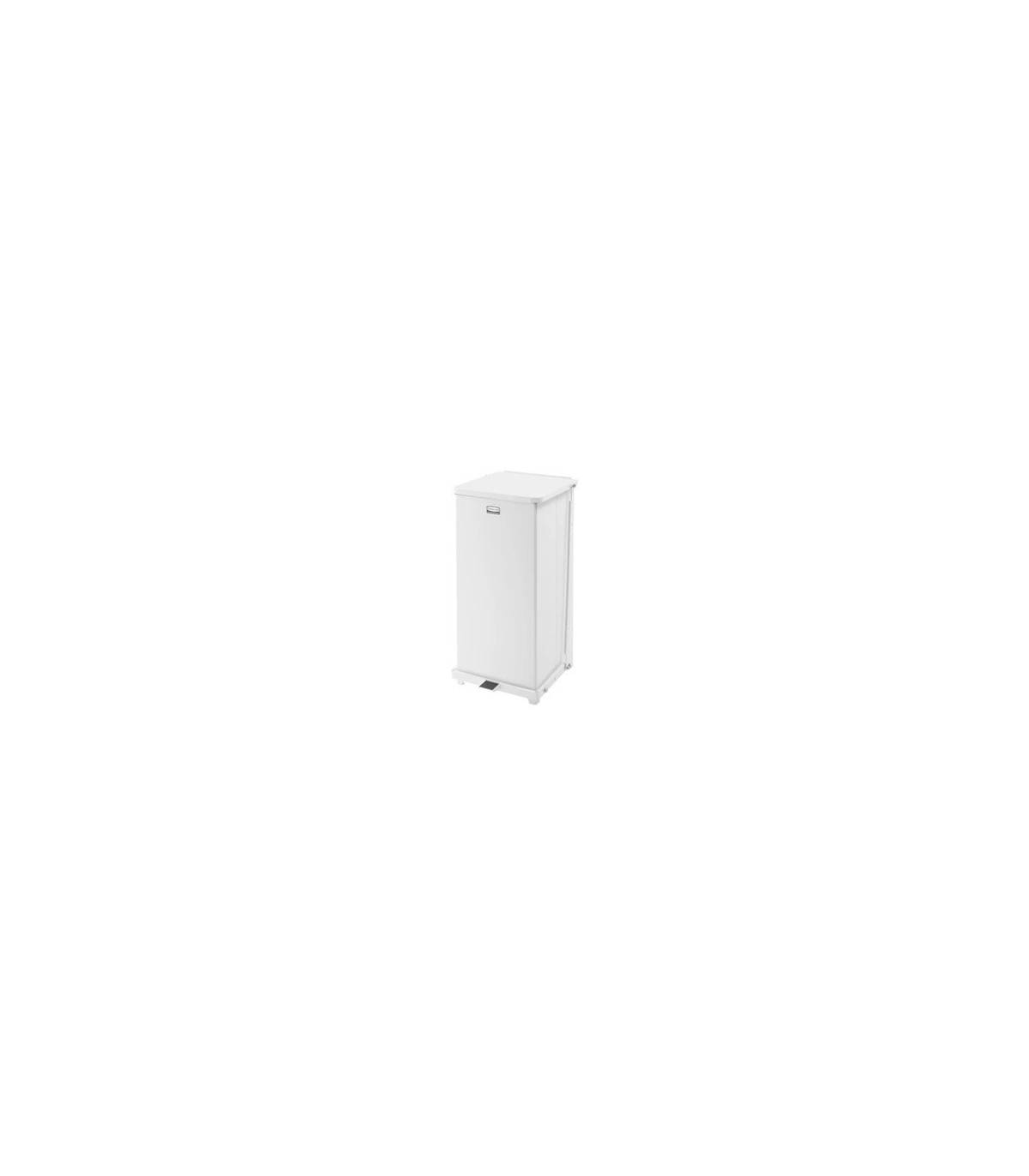 Rubbermaid UR ST24EPLWH Defender Series - Step On Can 13G - White - ST24EPLWH -  - [unit price]