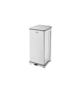 Rubbermaid UR ST24SSPL Defender Series - Step On Can 13G - Stainless Steel - ST24SSPL -  - [unit price]