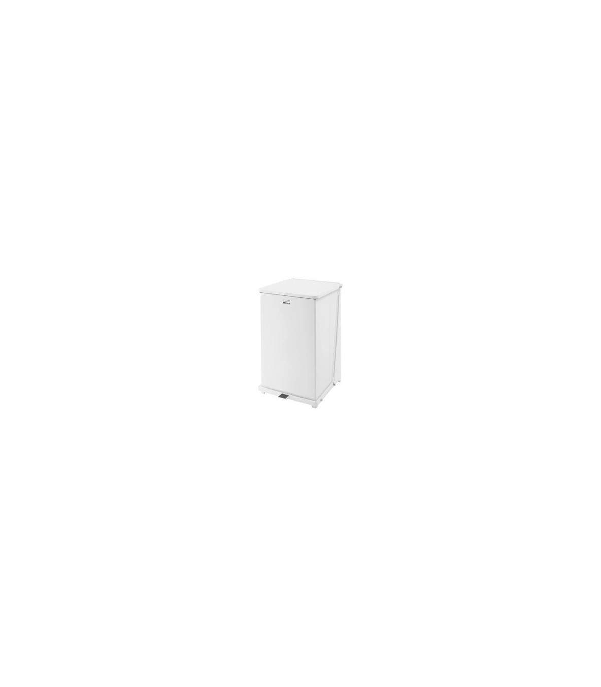 Rubbermaid UR ST40EPLWH Defender Series - Step On Can 25G - White - ST40EPLWH -  - [unit price]