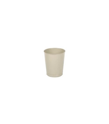 Rubbermaid UR WB26AL Final Sale: Wastebasket - Steel Round 6.5G -Almond - WB26AL -  - [unit price]