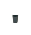 Rubbermaid UR WB44BK Final Sale: Steel Open Top Round Wastebasket 44 QT-Black