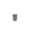 Rubbermaid UR WB44GR Final Sale: Steel Open Top Round Wastebasket 44 QT-Gray
