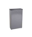 Rubbermaid UR WB96RGR Final Sale: Steel Open Top Retanglar Wastebasket 96 QT-Gray