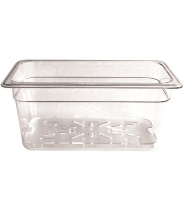 GLOBE 1017Final Sale: Cold Pan - 1/3 Size 6" - Clear, Case: 24, Price by EA - 1017 -  - [unit price]