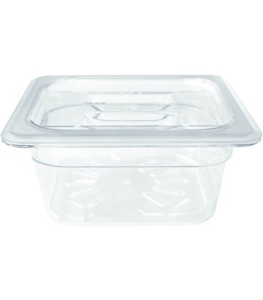 GLOBE 1029Final Sale: Cold Pan - 1/6 Size 4" - Clear, Case: 48, Price by EA - 1029 -  - [unit price]