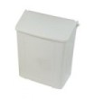 GLOBE 3014Sanitary Napkin Disposal - Plastic - White, Case: 4, Price by CS