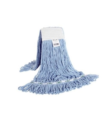GLOBE 3048BWet Mop - Syn-Pro Synthetic Looped End WB 10oz - Blue, Case: 12, Price by EA - 3048B -  - [unit price]