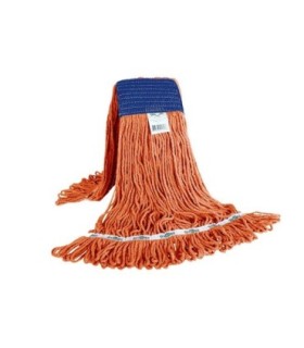 GLOBE 3050OWet Mop - Syn-Pro Synthetic Looped End WB 16oz- Orange, Case: 12, Price by CS - 3050O -  - [unit price]
