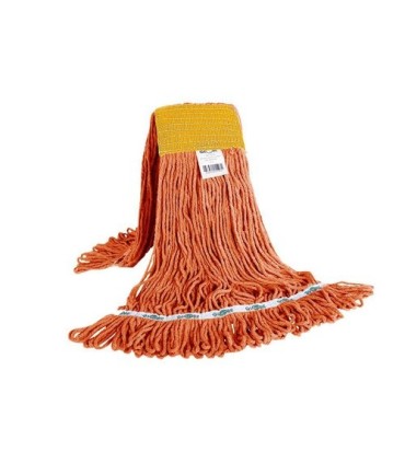 GLOBE 3052OWet Mop - Synthetic Looped End WB 24oz - Orange, Case: 12, Price by CS - 3052O -  - [unit price]