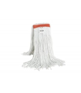 GLOBE 3087Wet Mop - Syn-Pro Synthetic Cut End NB 20oz - White, Case: 12, Price by EA - 3087 -  - [unit price]