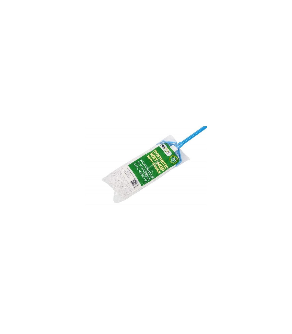 GLOBE 3087CWet Mop - Synthetic Cut End NB 20oz w/54"Metal Handle, Case: 6, Price by EA - 3087C -  - [unit price]