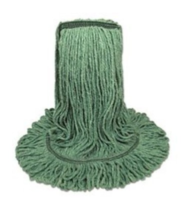 GLOBE 3090GWet Mop - Syn-Pro Synthetic Looped End NB 16oz - Green, Case: 12, Price by EA - 3090G -  - [unit price]