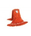 GLOBE 3090OWet Mop - Syn-Pro Synthetic Looped End NB 16oz -Orange, Case: 12, Price by EA