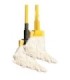 GLOBE 3125Mop Handle - Jaws Fiberglass 60" Clamp Style - Yel/Blk, Case: 12, Price by CS - 3125 -  - [unit price]