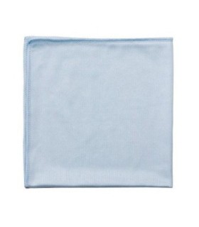 GLOBE 3128Microfiber Cloth - 16x16" Glass/Mirror - Blue, Case: 10, Price by PK - 3128 -  - [unit price]
