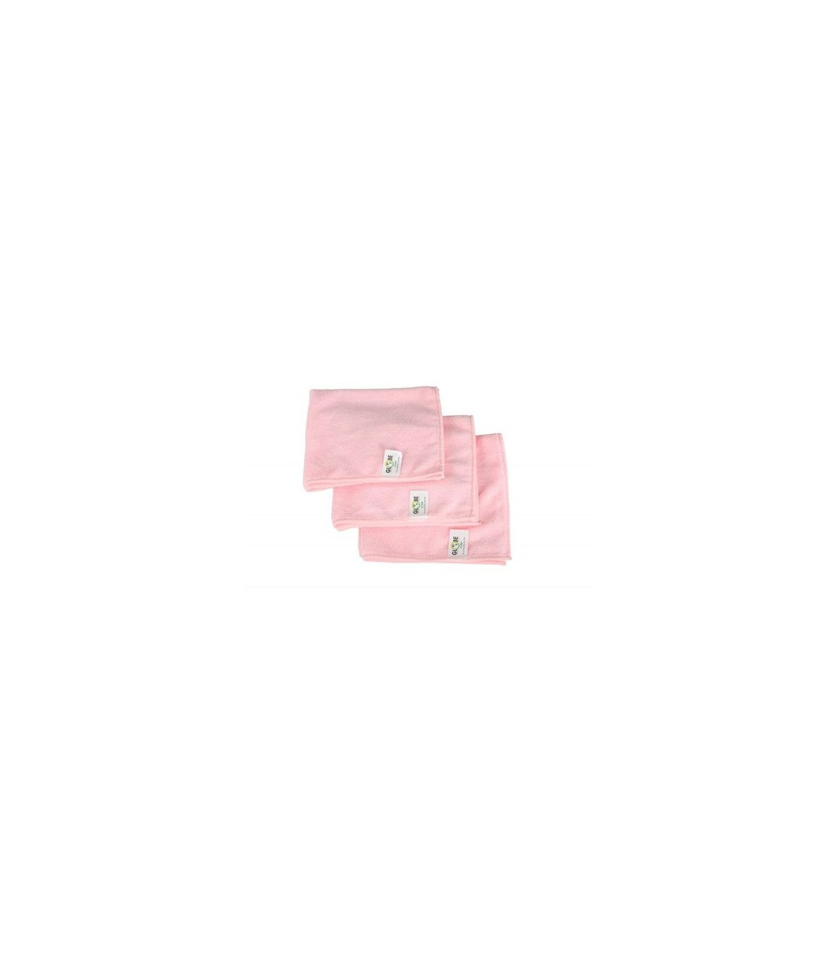 GLOBE 3130PMicrofiber Cloth 16x16" - Pink, Case: 10, Price by PK - 3130P -  - [unit price]