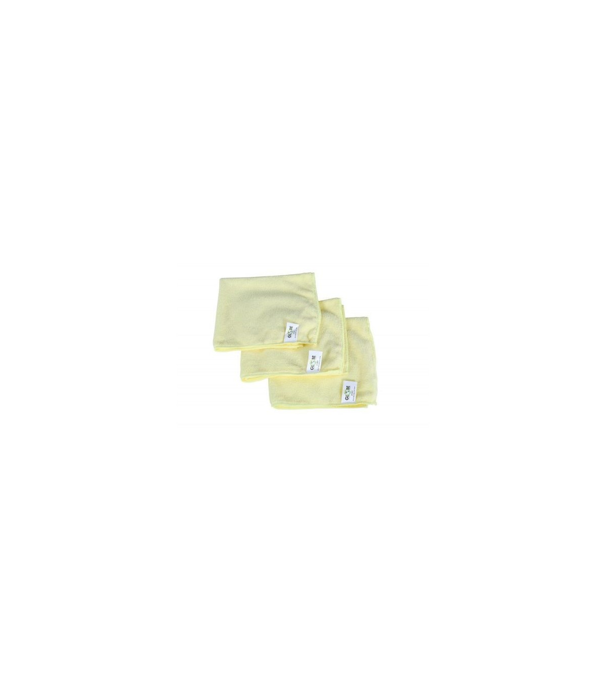 GLOBE 3130YMicrofiber Cloth 16x16" - Yellow, Case: 10, Price by PK - 3130Y -  - [unit price]