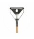 GLOBE 3139Metal Head W/Wingnut 54" Wood Handle Mop Stick, Case: 12, Price by EA - 3139 -  - [unit price]