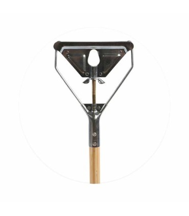 GLOBE 3139Metal Head W/Wingnut 54" Wood Handle Mop Stick, Case: 12, Price by EA - 3139 -  - [unit price]