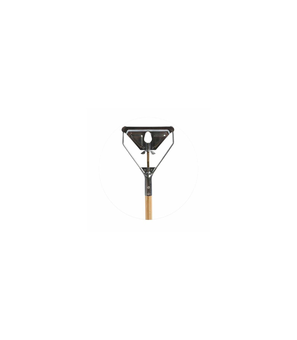 GLOBE 3139Metal Head W/Wingnut 54" Wood Handle Mop Stick, Case: 12, Price by EA - 3139 -  - [unit price]