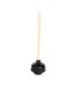 GLOBE 3455SALE: Toilet - HydroForce Plunger w/20"Wood Handle - Black, Case: 12, Price by CS - 3455 -  - [unit price]