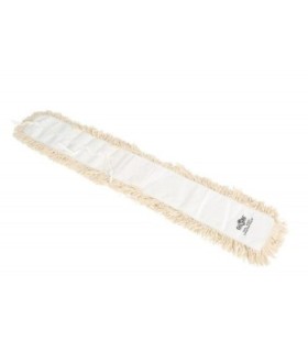 GLOBE 3553Dust Mop - Cotton 48x5" Tie On - White, Case: 6, Price by EA - 3553 -  - [unit price]
