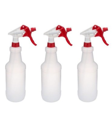 GLOBE 3570Bottle/Triggers - Bot/Trig Combo 24oz w/8"DT(3/pk)-Red, Case: 32, Price by CS - 3570 -  - [unit price]