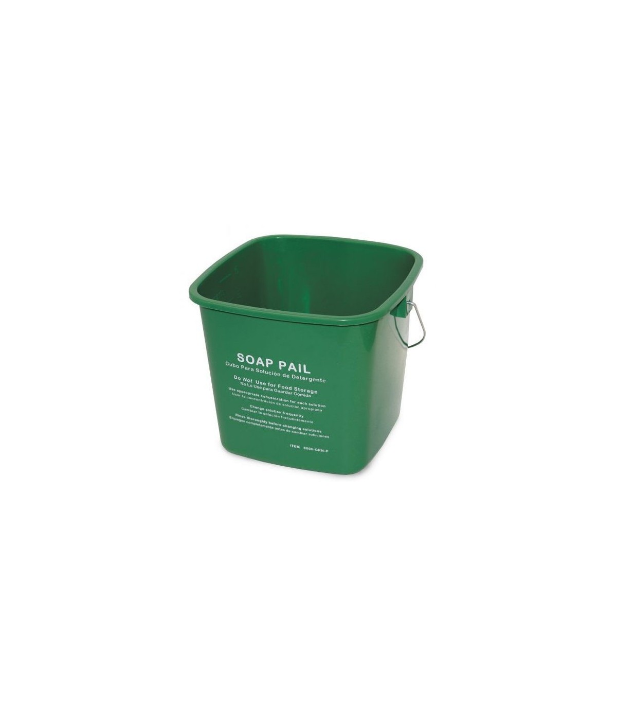 GLOBE 3603GPail Sanitizing 3qt - Green, Case: 12, Price by EA - 3603G -  - [unit price]