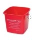 GLOBE 3603RSanitizing Pail 3qt - Red, Case: 12, Price by EA - 3603R -  - [unit price]