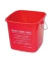 GLOBE 3603RSanitizing Pail 3qt - Red, Case: 12, Price by EA