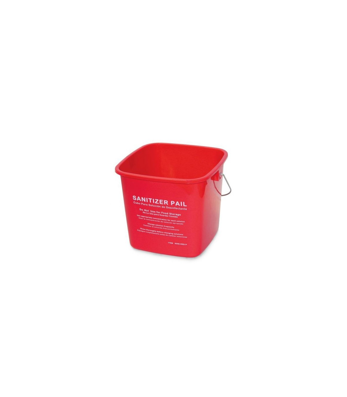 GLOBE 3603RSanitizing Pail 3qt - Red, Case: 12, Price by EA - 3603R -  - [unit price]