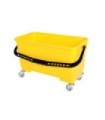 GLOBE 3621Window Cleaning Bucket w/Sediment Screen/Caster-Yellow, Case: 1, Price by EA