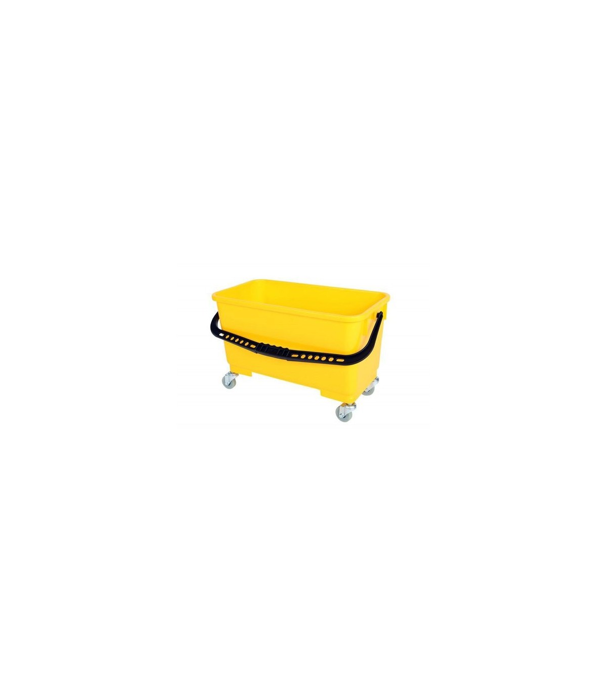 GLOBE 3621Window Cleaning Bucket w/Sediment Screen/Caster-Yellow, Case: 1, Price by EA - 3621 -  - [unit price]