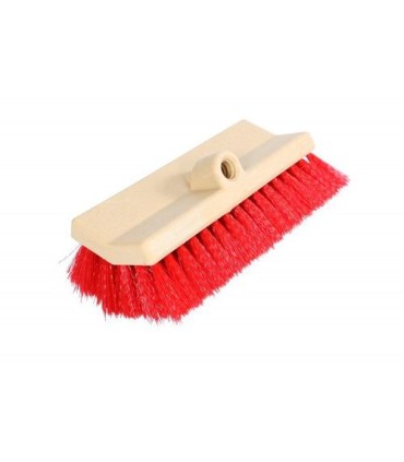 GLOBE 3625Brush Bi-Level - 10" Stiff - Red Fibre, Case: 12, Price by EA - 3625 -  - [unit price]
