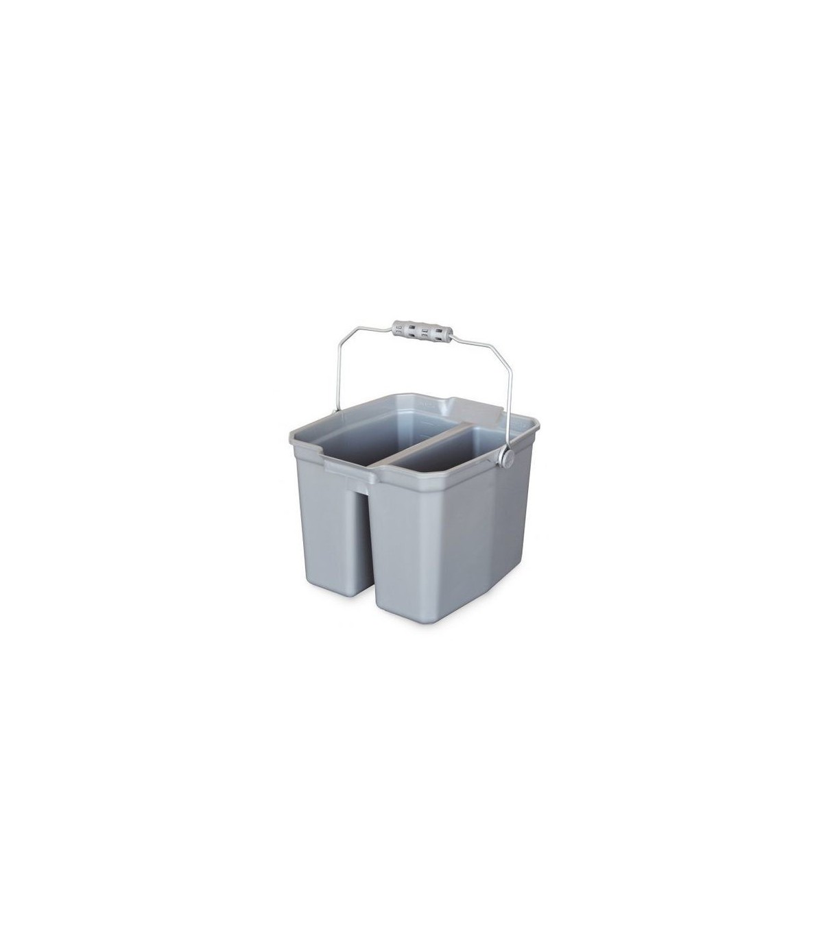 GLOBE 3675Bucket - 15qt Double Bucket - Grey, Case: 6, Price by EA - 3675 -  - [unit price]