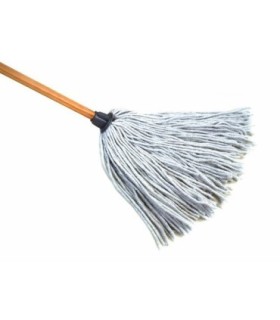 GLOBE 4016Wet Mop -Synthetic Yacht Mop 12oz 4-Ply w/Wood Hdl 54", Case: 6, Price by CS - 4016 -  - [unit price]