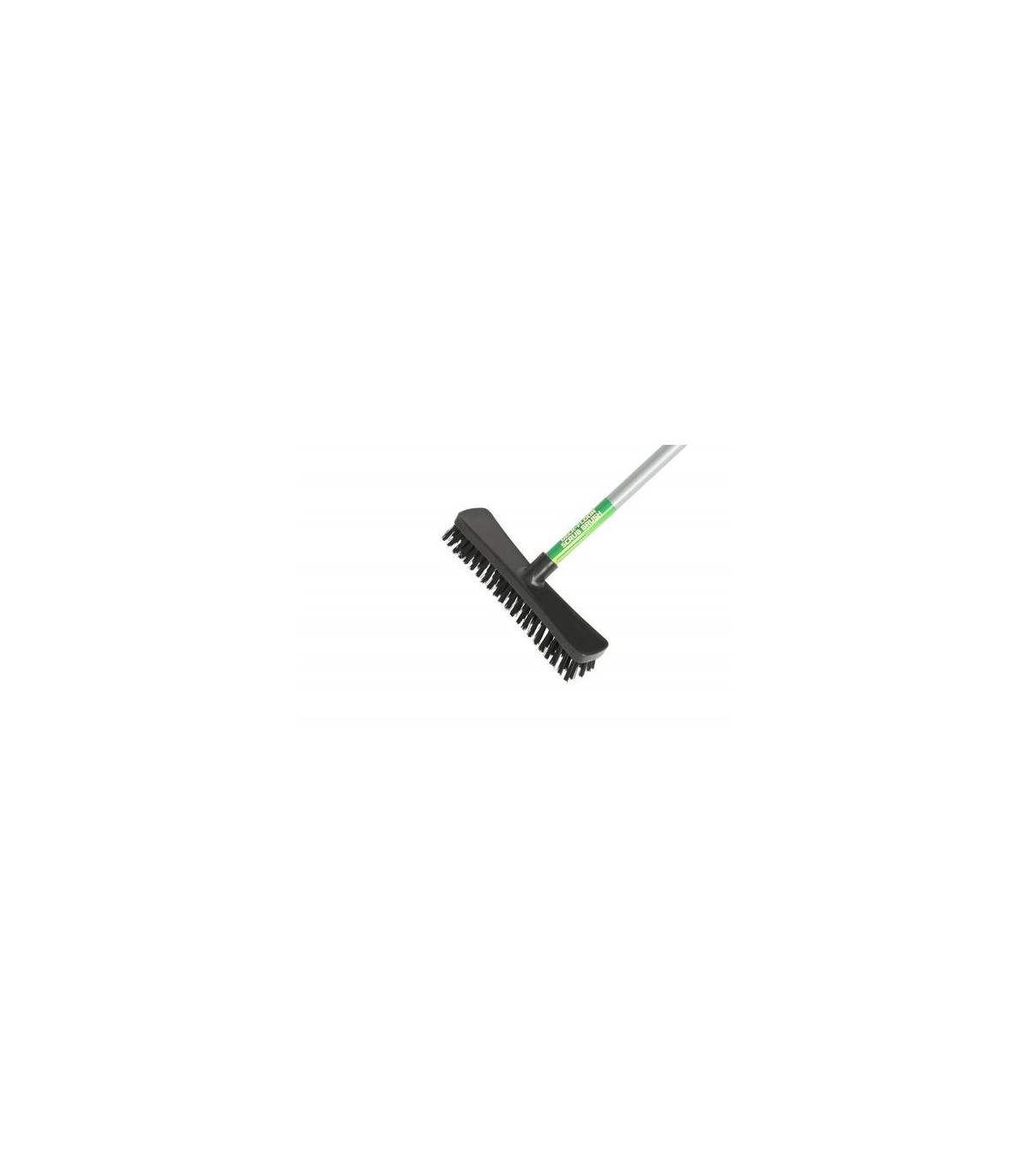 GLOBE 4019Floor and Deck Scrub Brush 10" w/48" Metal Handle-Asbd, Case: 12, Price by EA - 4019 -  - [unit price]