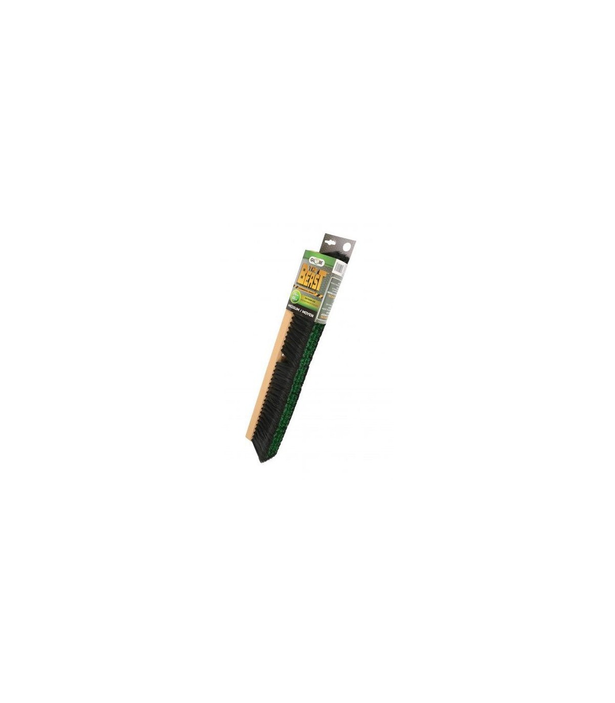 GLOBE 4056Pushbroom -HD Beast Wood Block Head 24"Threaded-Medium, Case: 6, Price by EA - 4056 -  - [unit price]