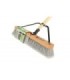 GLOBE 4061Pushbroom - Wood Block Contractor 18" w/Handle- Soft, Case: 4, Price by EA - 4061 -  - [unit price]